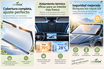 Modelo 2755: Cortina parasol automática para coche.