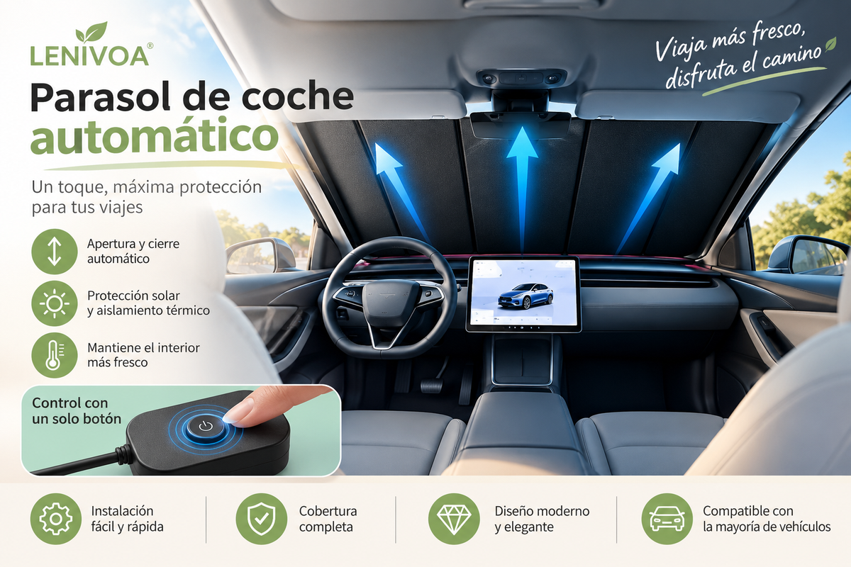 Modelo 2755: Cortina parasol automática para coche.