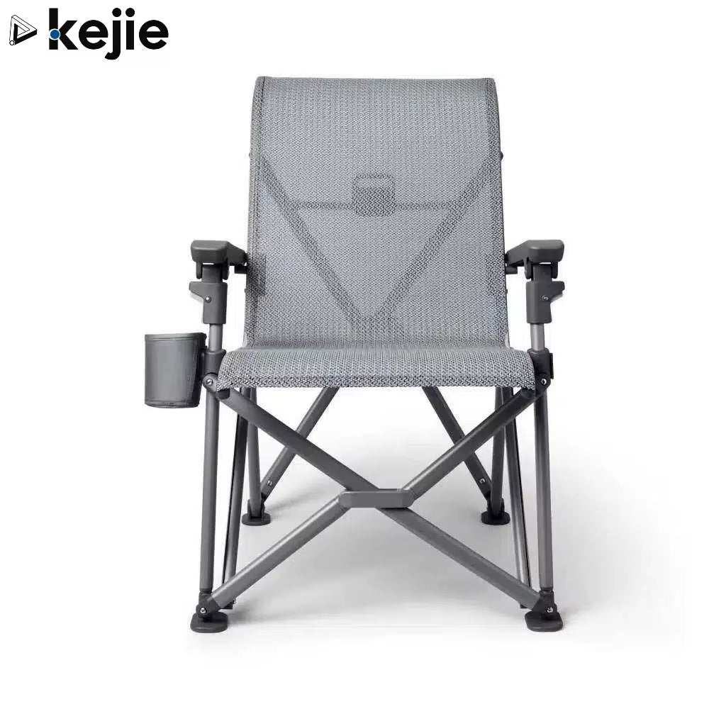 Aluminum Lightweight Portable Modern Garden Chair Waterproof Outdoor Furniture Foldable Hiking Camping Beach Chair 300Lbs
