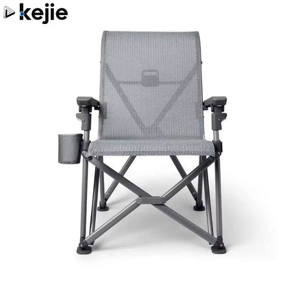 Aluminum Lightweight Portable Modern Garden Chair Waterproof Outdoor Furniture Foldable Hiking Camping Beach Chair 300Lbs
