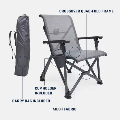 Aluminum Lightweight Portable Modern Garden Chair Waterproof Outdoor Furniture Foldable Hiking Camping Beach Chair 300Lbs