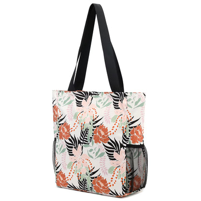 Beach Bags 2024 Women Summer Beach Shopping Bags Reuse-Able High Quality Ladies Tote Bag with Custom Printed Logo Beach Shopper