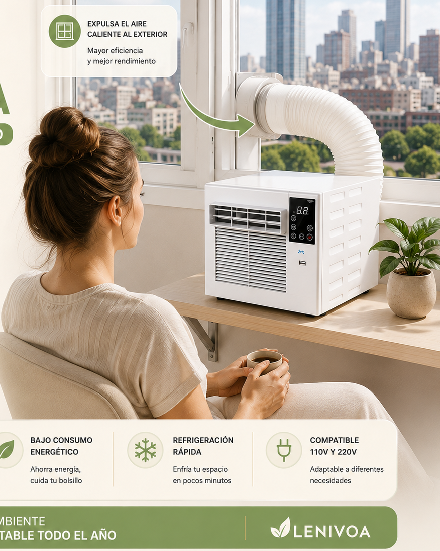Mini aire acondicionado eléctrico portátil AC 2026
