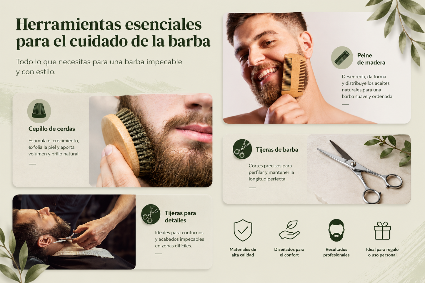 KIT PREMIUM DE CUIDADO PARA BARBA