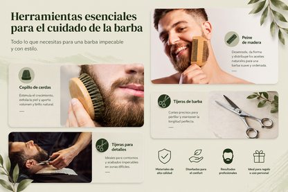 KIT PREMIUM DE CUIDADO PARA BARBA