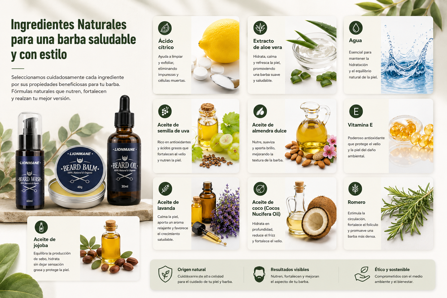 KIT PREMIUM DE CUIDADO PARA BARBA