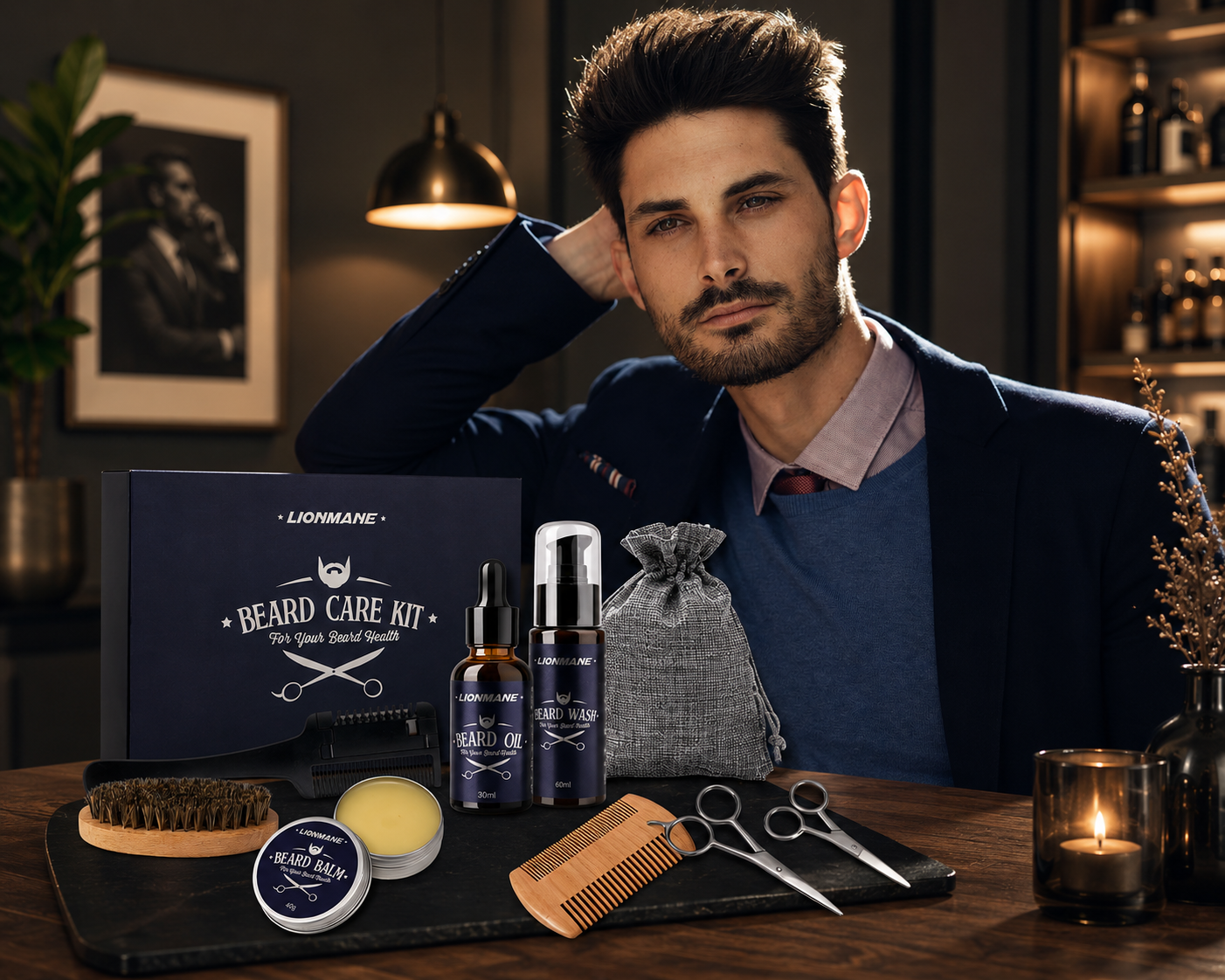 KIT PREMIUM DE CUIDADO PARA BARBA