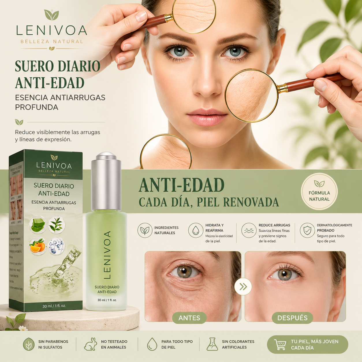 SÉRUM ANTIARRUGAS PROFUNDO 30ml