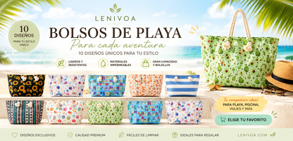 Bolso de Playa Premium con Asas de Cuerda – 10 Diseños Exclusivos Palta